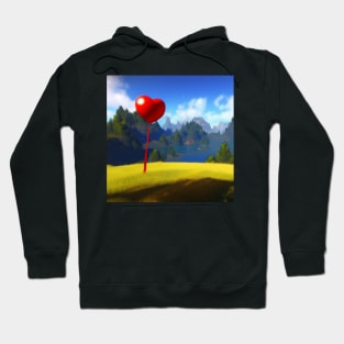 Valentine Wall Art - My heart waiting for you - Unique Valentine Fantasy Planet Landsape - Photo print, canvas, artboard print, Canvas Print and T shirt Hoodie